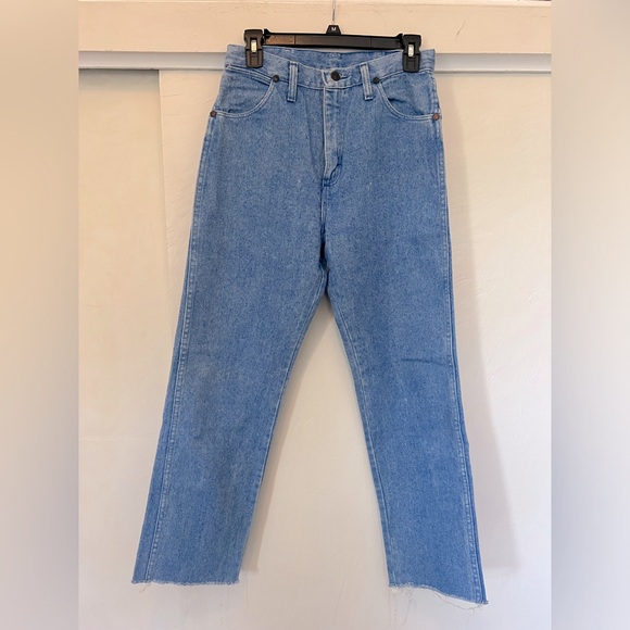 Wrangler straight blue jeans, size 27 - Picture 1 of 5